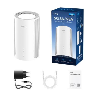 4. CUDY P4 Wi-Fi 6 5G SA/NSA AX3000 Router