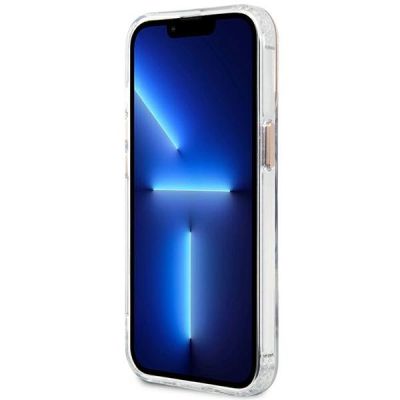 5. Guess GUHMP13XHTRMD iPhone 13 Pro Max 6,7 "Gold / Gold Hartschalenetui Metal Outline Magsafe