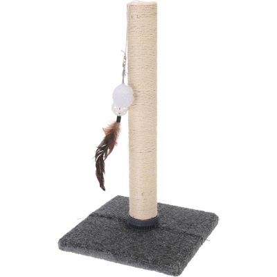 8. Katzenkratzbaum mit Spielzeug, 53 cm