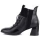 8. Gefütterte Damen-Ankle-Boots mit hohem Absatz, schwarz, Vinceza 58670