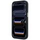 5. Guess Ring Stand 360 Grained Classic Logo MagSafe Hülle für iPhone 18 Pro / 17 Pro – schwarz