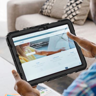 4. Tech-Protect Solid360 Hülle für Samsung Galaxy Tab S9 FE 10,9" X510 / X516B - Schwarz
