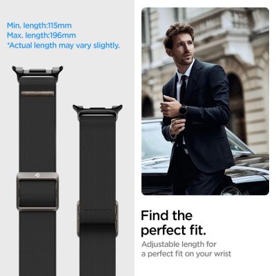 11. Spigen Fit Lite Armband für Samsung Galaxy Watch 40/44/46 mm - Schwarz