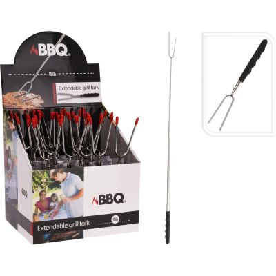 27. Teleskop-Grillgabel 24-72 cm