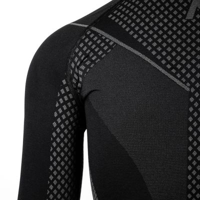 21. Alpinus Active Base Layer Thermoaktives T-Shirt Schwarz und Grau W GT43180