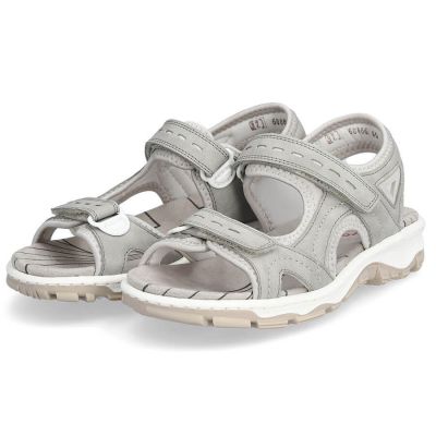 18. Bequeme Rieker W RKR674 Sandalen grau