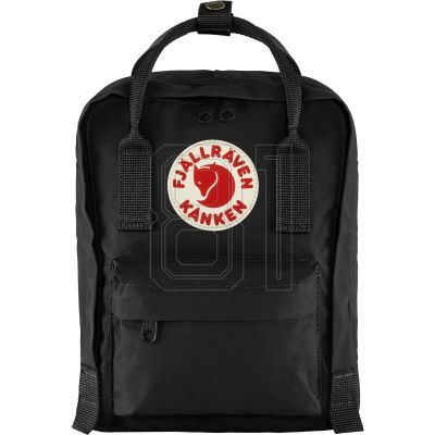 Fjällräven Kånken Mini Black Kinder City-Schulrucksack Schwarz (F23561-550)