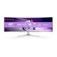 Philips Evnia 8000 49M2C8900L/00 Computermonitor 124,2 cm (48,9 Zoll) 5120 x 1440 Pixel Dual QHD QD-OLED Weiß