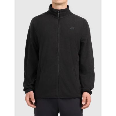 Herren-Fleecejacke mit Stehkragen, Reißverschluss, Größe 4F 4FWMM00TFLEM489-20S