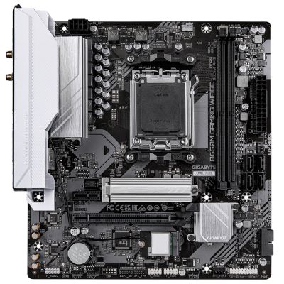 2. Gigabyte B650M WIFI6E Gaming-Motherboard (B650, AM5, mATX, DDR5)