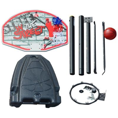 3. Basketballkorb-Set Master Ability, höhenverstellbar 140–190 cm, Ständer – MASSPSB-19