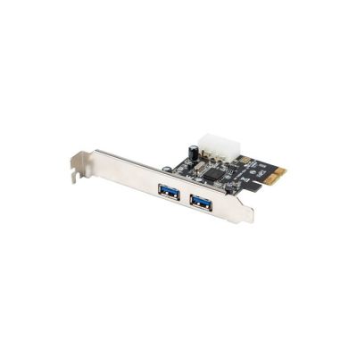 3. LANBERG PCI-E X1 KARTE -> 2X USB-A 3.1 GEN1 FOLLOW LOW PROFILE PCE-US3-002