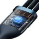 4. Baseus Flash Series II Kabel USB Type C / USB Type A - USB Type C / Lightning / Micro USB 100 W 1,2 m blau (CASS030103)
