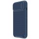 2. Nillkin Textured S Case für iPhone 14 Plus, gepanzerte Hülle mit Kameraabdeckung, blau