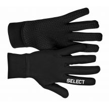 Schwarze SELECT Trainings-Fußballhandschuhe