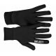 Schwarze SELECT Trainings-Fußballhandschuhe
