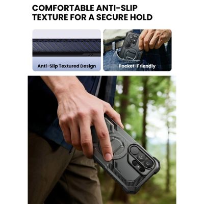 8. Supcase iBlason ArmorBox Clip Mag MagSafe Hülle für Samsung Galaxy S26 Ultra - Schwarz