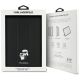8. Karl Lagerfeld Saffiano Magnetische Karl & Choupette iPad Air 11" 2024 Buchcover-Hülle - Schwarz