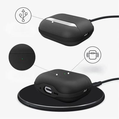 7. Tech-Protect NaturalFit Hülle für AirPods Pro 3 – Schwarz