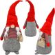 9. Dekorativer Weihnachtsmann, 50 cm, Mädchen mit Tasche und Beere