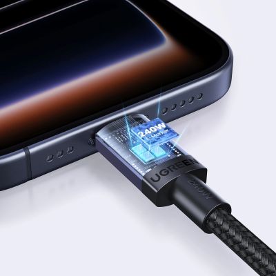 11. Ugreen USB-C auf USB-C PD-Kabel 240 W 3 m – Schwarz