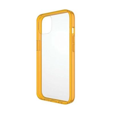 4. PanzerGlass ClearCase antibakterielle Hülle mit Militärzertifikat für iPhone 13 / 14 / 15 – transparentes Gelb