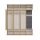 9. Garderobe HAGA IV 3SZ1W SONOMA