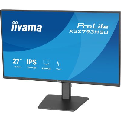 9. iiyama ProLite XB2793HSU-B1 Computermonitor 68,6 cm (27") 1920 x 1080 px Full HD LED Schwarz