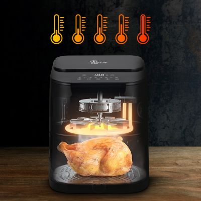 4. Extralink Heißluftfritteuse 5,2 l EU SJ-520 Einzeln 5,2 l Heißluftfritteuse Schwarz