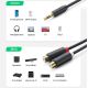 4. Ugreen Audioadapter Klinke 3,5 mm Stecker auf 2 x RCA Buchse Kabel 0,25 m grau (AV109)