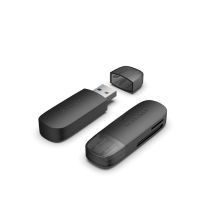 2-in-1 USB 3.0 A Vention Kartenleser (SD+TF) Schwarz Dual-Laufwerksbuchstabe