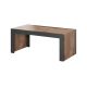 MILA Couchtisch 120x60x50 Wotan Eiche + Anthrazit