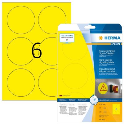 HERMA 8035 Bedruckbare Etiketten Gelb Selbstklebende Bedruckbare Etiketten