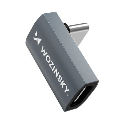 3. Wozinsky WPKF-01 USB-C - USB-C 40Gb/s 240W 8K OTG Winkeladapter - Grau