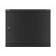 5. LANBERG Wandregalschrank 19" 9HE 600x600 Metalltür Schwarz (Bausatz) WF01-6609-00B
