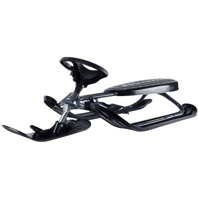 Schwarzer Schlitten Stiga Snowracer Curve – kelkka, musta
