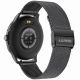 10. GRAVITY GT12-1 Damen-Smartwatch mit schwarzem Silikonarmband und schwarzem Armband