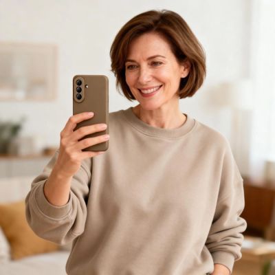 7. Tech-Protect Icon Hülle für Samsung Galaxy A27 5G – Braun