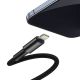 2. Baseus CATLGD-01 Lightning – USB-C PD-Kabel 20 W 480 Mbit/s 1 m – Schwarz