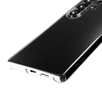 9. Puro 03 Nude Silikonhülle für Samsung Galaxy S25 Ultra – transparent