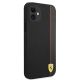 4. Ferrari FESAXHCP12SBK iPhone 12 mini 5,4" schwarz/schwarz Hardcase On Track Carbon Stripe
