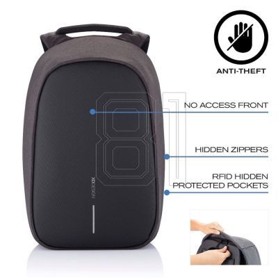 5. XD DESIGN ANTI-DIEBSTAHL-RUCKSACK BOBBY HERO REGULAR SCHWARZ P/N: P705.291