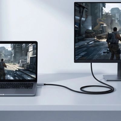 6. Tech-Protect UltraBoost USB-C auf HDMI 2.1 Kabel 200 cm 8K 60Hz - Grau