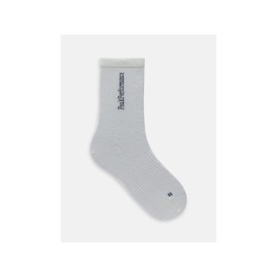 Weiße High Performance Wollsocken