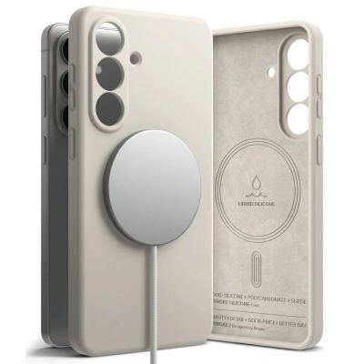 Ringke Silikon MagSafe Hülle für Samsung Galaxy S26+ - Beige