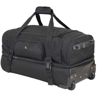 PREMIUM TROLLEY-REISETASCHE T5607-0 SCHWARZ SEMI LINE