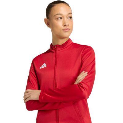 4. Damen-Trainingsjacke adidas Entrada 26 Track rot JZ6601