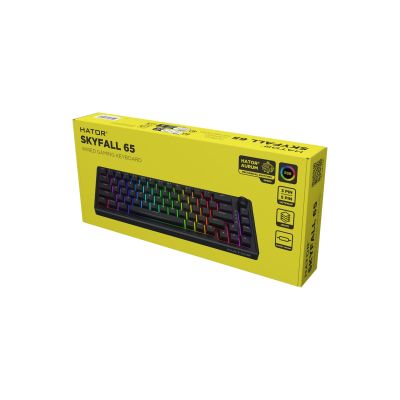 11. HATOR Skyfall 65 Kabelgebundene Tastatur Universal USB QWERTY Englisch Schwarz