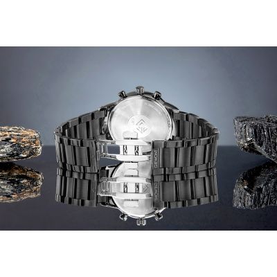 7. Herrenuhr Giewont Chronograph Saphir Schwarz GW8510-B2