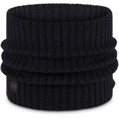 2. Buff Knitted Neckwarmer Norval Halswärmer – black, Größe: M